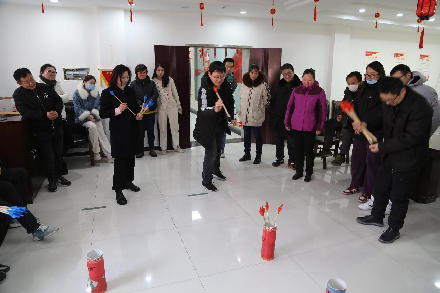 市平山公墓管理所举办“我们的节日”元宵喜乐会